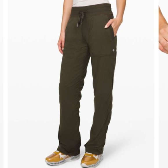 lululemon athletica Pants - Olive Green Lululemon Dance Studio Pant Size 4